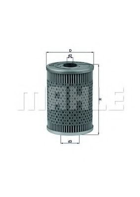 Filtro de aceite OX32D Mahle Original